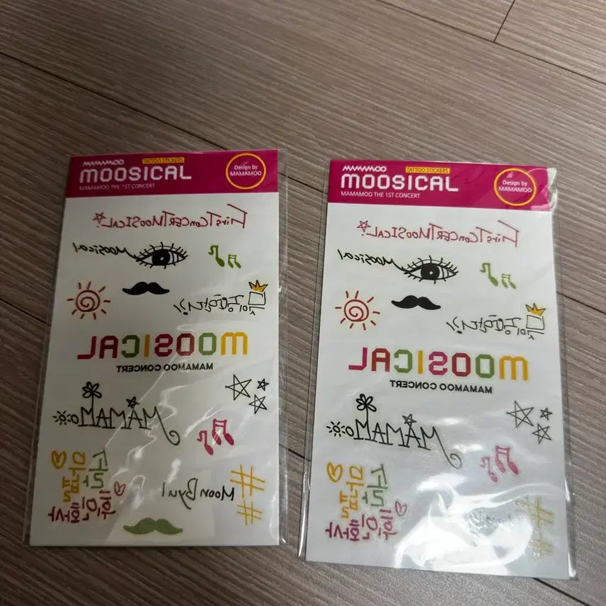 [BUNJANG] Mamamoo Handwritten Tattoo Sticker Bundle Set / 마마무 손글씨 타투 스티커(콘서트 굿즈) 일괄