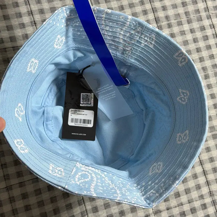 [BUNJANG] Rhude Bandana Bucket Hat Light Blue / (OS) Rhude 루드 반다나 버킷햇 라이트블루