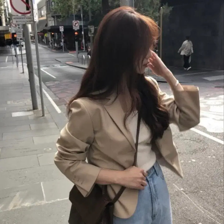 [BUNJANG] Archive J2U Beige Jacket / 아카이브제이투유 베이지 자켓(가격내림)
