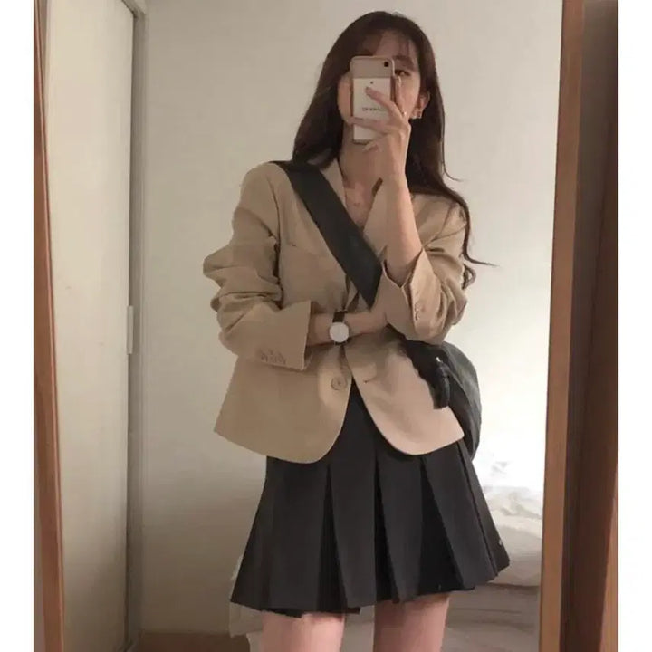 [BUNJANG] Archive J2U Beige Jacket / 아카이브제이투유 베이지 자켓(가격내림)