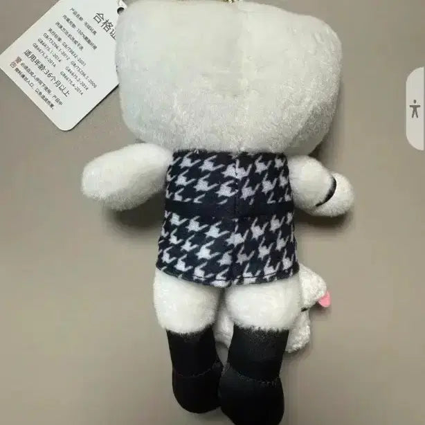 [BUNJANG] Hello Kitty Dachshund Ribbon Keychain / 강아지산책 롱키티키링