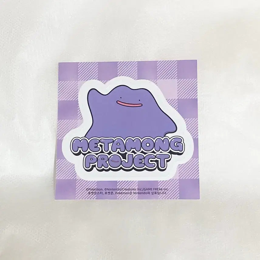 [BUNJANG] Pokemon Ditto Project Stickers / 포켓몬 메타몽 프로젝트 스티커