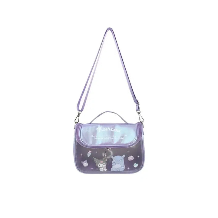 [BUNJANG] Sanrio Kuromi Transparent Multi Crossbody Bag / 정품)쿠로미 투명 멀티 크로스백 가방 새상품