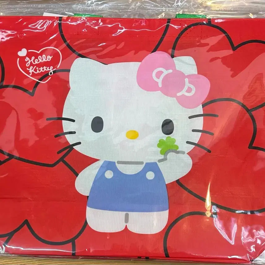 [BUNJANG] 7-Eleven Hello Kitty Reusable Bag Red / 세븐일레븐 헬로키티 리유저블백 레드