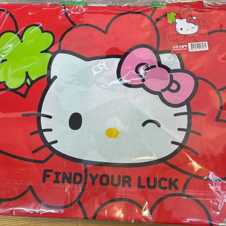 [BUNJANG] 7-Eleven Hello Kitty Reusable Bag Red / 세븐일레븐 헬로키티 리유저블백 레드