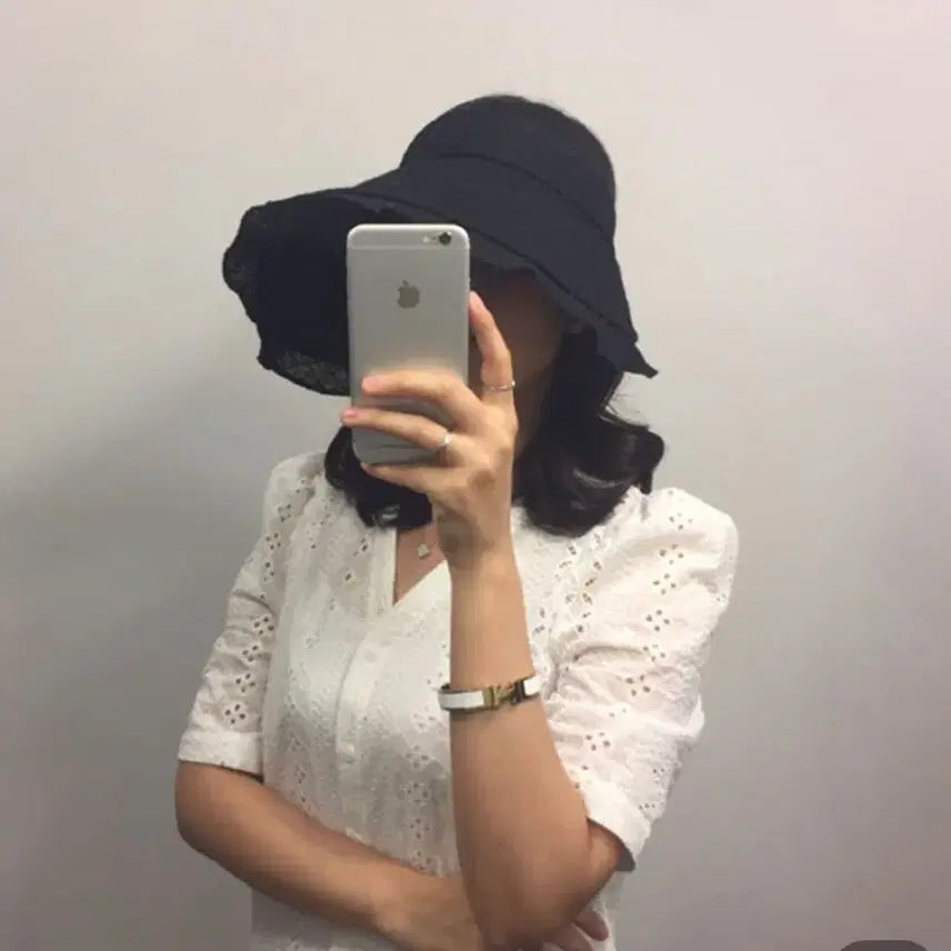 [BUNJANG] Linen Frill Sun Cap / 린넨 썬캡 프릴 돌돌이 여름 모자 골프선캡 자외선 차단