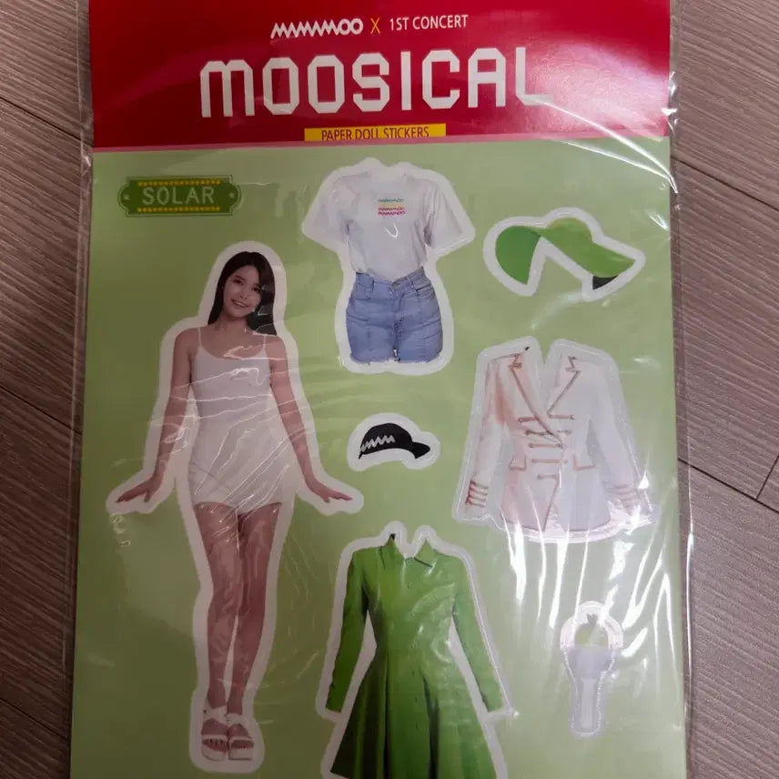 [BUNJANG] Mamamoo Paper Doll Sticker Concert Goods / 마마무 페이퍼돌 스티커(콘서트 굿즈)