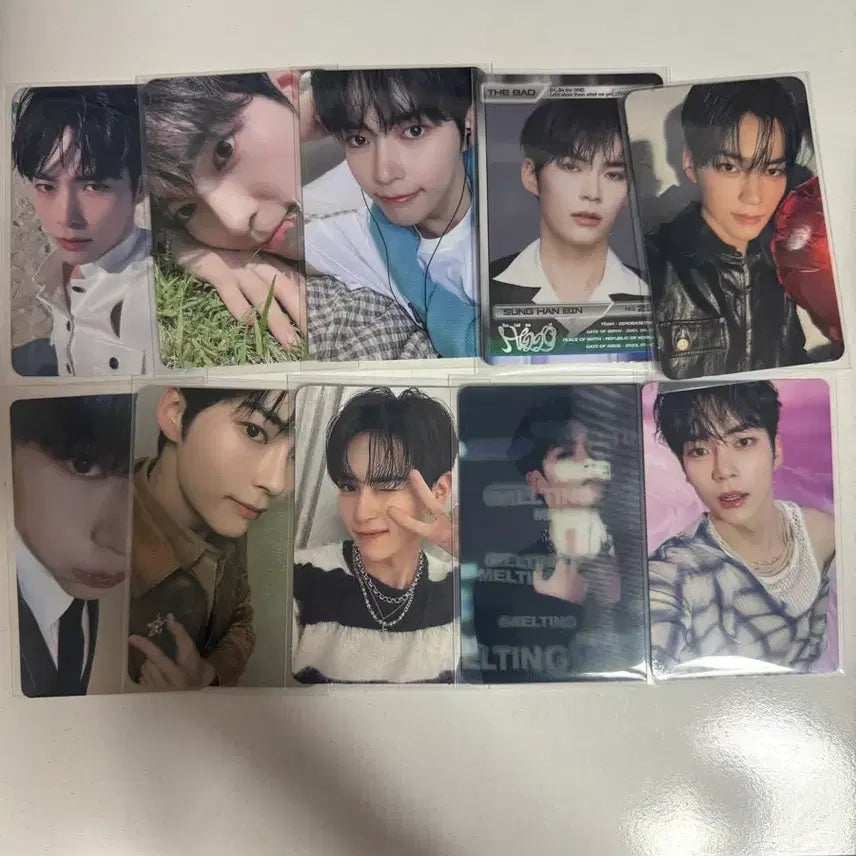 [BUNJANG] ZB1 Sung Hanbin Bundle Set Photocard (10 pcs) / 제로베이스원 성한빈 포토카드 10장 일괄 판매