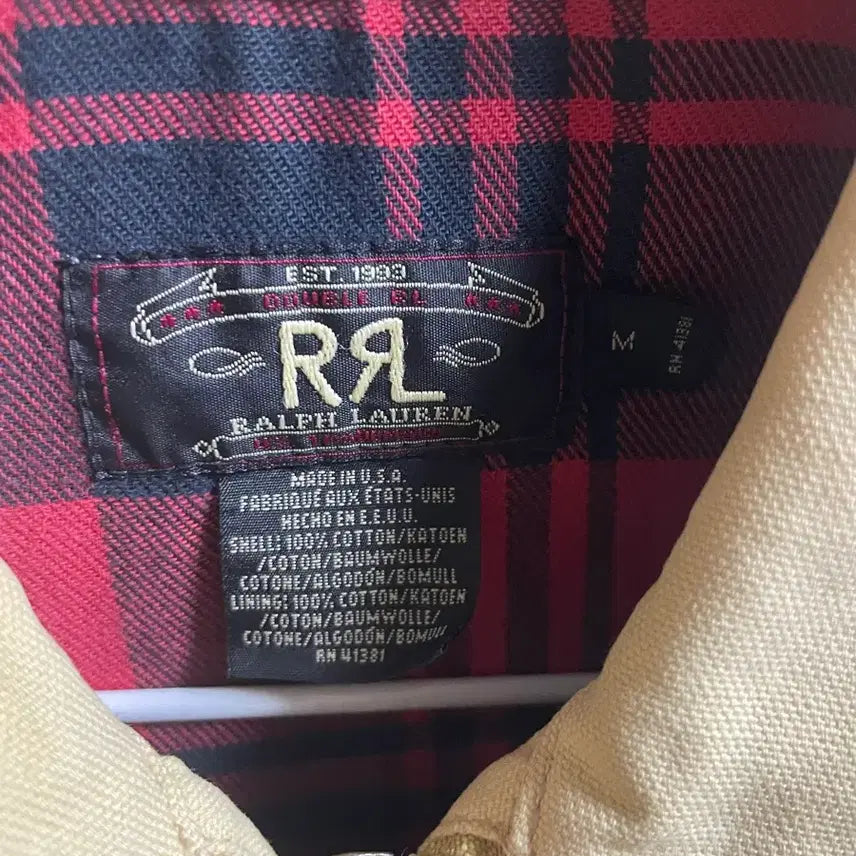 [BUNJANG] RRL 90s Canvas Sports Jacket / RRL 캔버스 스포츠 자켓