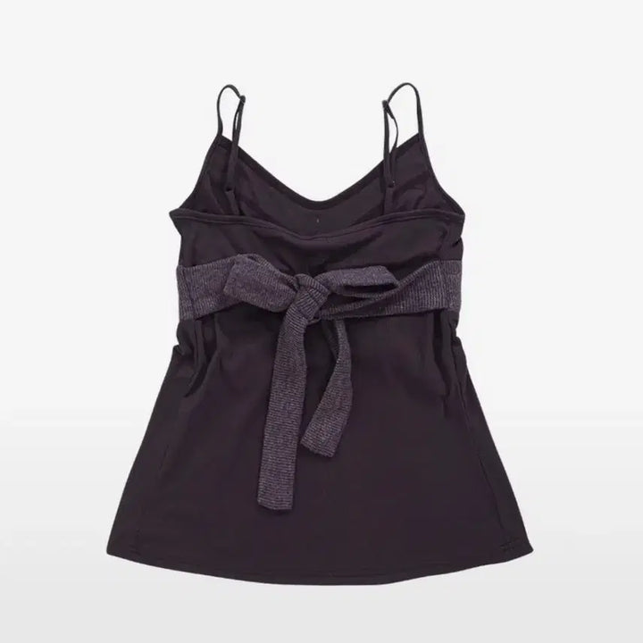 [SOLD OUT] 애즈온 백리본 나시 퍼플