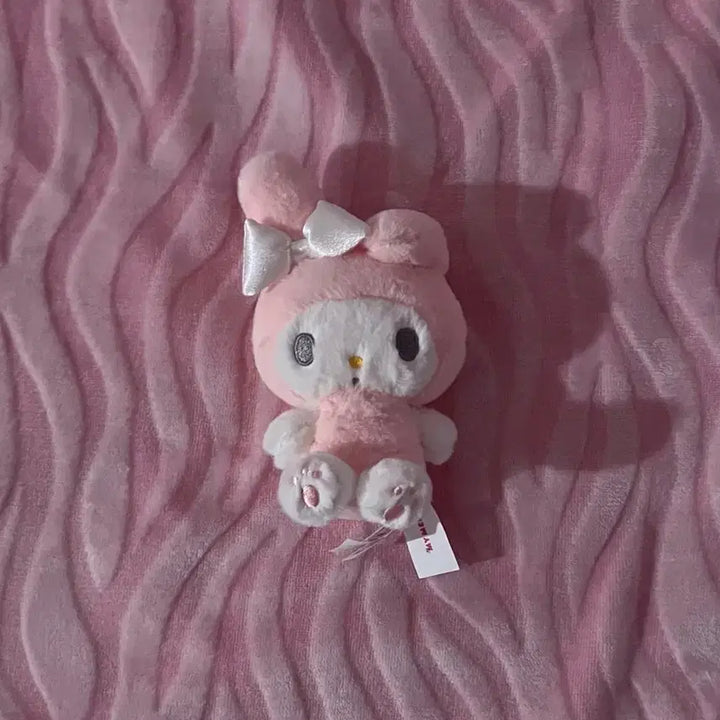 [BUNJANG] My Melody Keychain Plush Doll / 마이멜로디 키링 인형