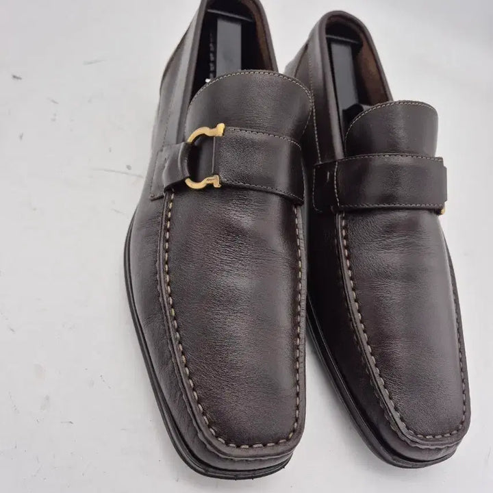 [BUNJANG] Salvatore Ferragamo Gancini Brown Men&