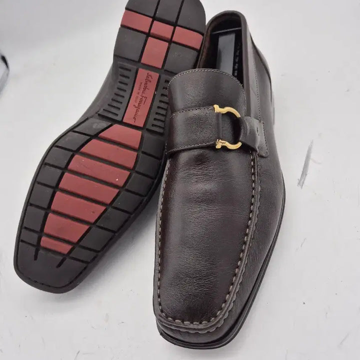 [BUNJANG] Salvatore Ferragamo Gancini Brown Men&