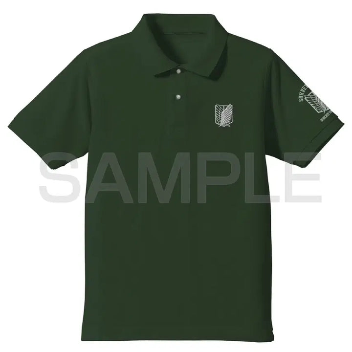 [BUNJANG] Attack on Titan COSPA Polo Shirt (Green, Size M) / 진격의 거인 COSPA 폴로셔츠