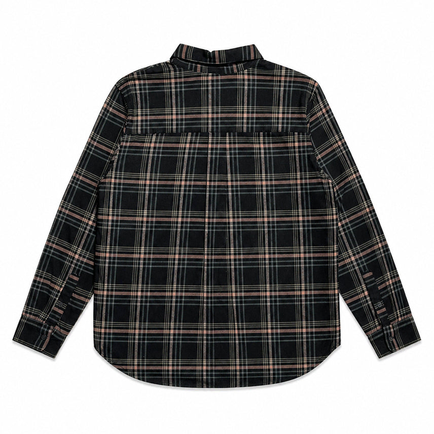 [BUNJANG] Uniqlo Navy Plaid Flannel Shirt M / JPN 일본 빈티지 y2k 모리걸 유니클로 네이비 플란넬 체크 셔츠 M