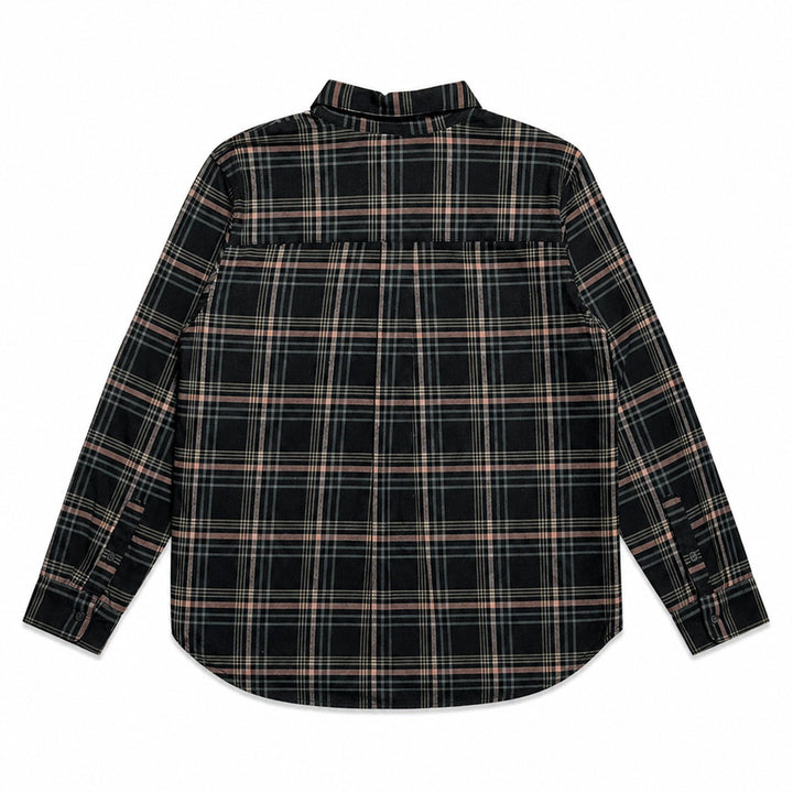 [BUNJANG] Uniqlo Navy Plaid Flannel Shirt M / JPN 일본 빈티지 y2k 모리걸 유니클로 네이비 플란넬 체크 셔츠 M
