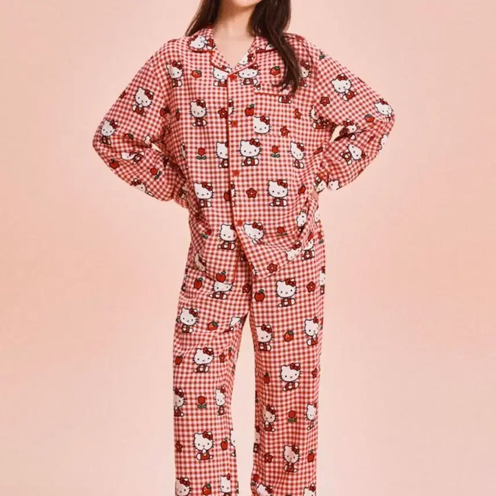 [BUNJANG] SPAO Hello Kitty Pajama Set L / [미개봉] 스파오 헬롭기티 파자마 Set L 사이즈 팝니다.