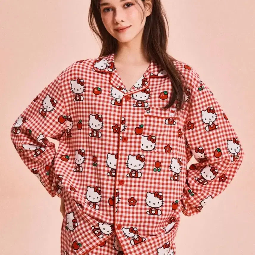 [BUNJANG] SPAO Hello Kitty Pajama Set L / [미개봉] 스파오 헬롭기티 파자마 Set L 사이즈 팝니다.