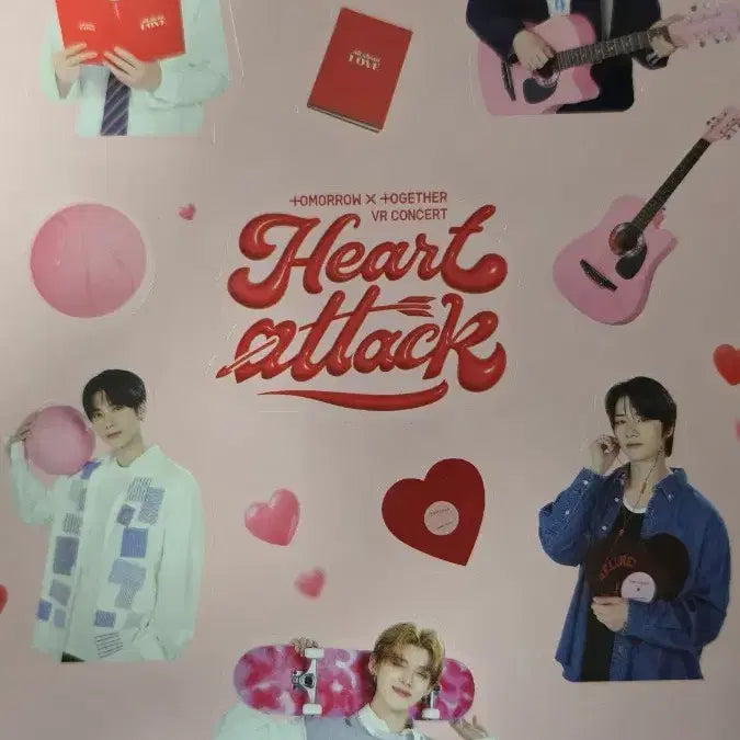 [BUNJANG] TXT VR Concert Heart Attack POB Sticker / 투바투 vr콘 하트어택 특전 스티커