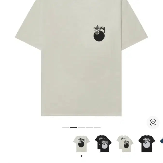 [BUNJANG] Stussy 8 Ball Pigment Dyed T-Shirt / 스투시 8볼 피그먼트 다이드 티셔츠 반팔티