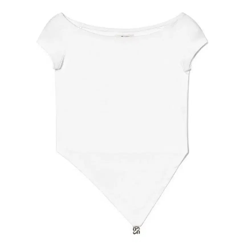 [BUNJANG] Glony Valen V-Cut Short Sleeve T-Shirt / 글로니 발렌 브이컷 반팔티