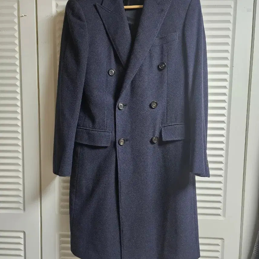 [BUNJANG] Ralph Lauren Black Label Navy Double-Breasted Coat / 랄프로렌 블랙라벨 네이비 더블코트 판매합니다.