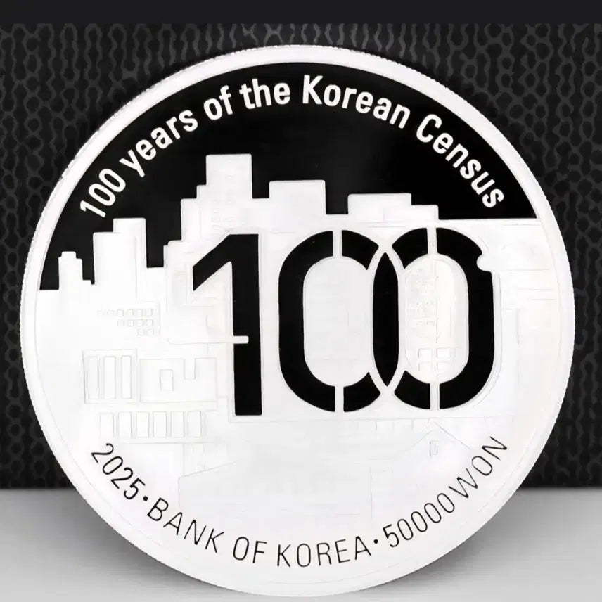 [BUNJANG] 2025 Korean Census 100th Anniversary Silver Coin 2-Coin Set / 2025 한국의 센서스 100주년 은화 2종 세트