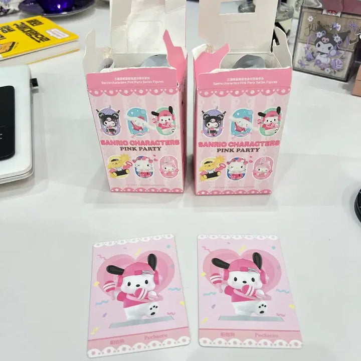 [BUNJANG] Pop Mart Sanrio Pink Party Pochacco Sealed / 팝마트 정품 산리오 핑크파티 포챠코 미개봉 새제품