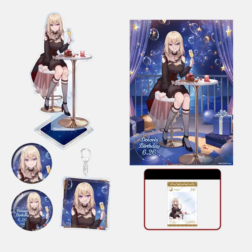[BUNJANG] BanG Dream! Abyssmare Misumi Uika Birthday Goods Set / 뱅드림 아베무지카 미스미 우이카 생일굿즈 세트