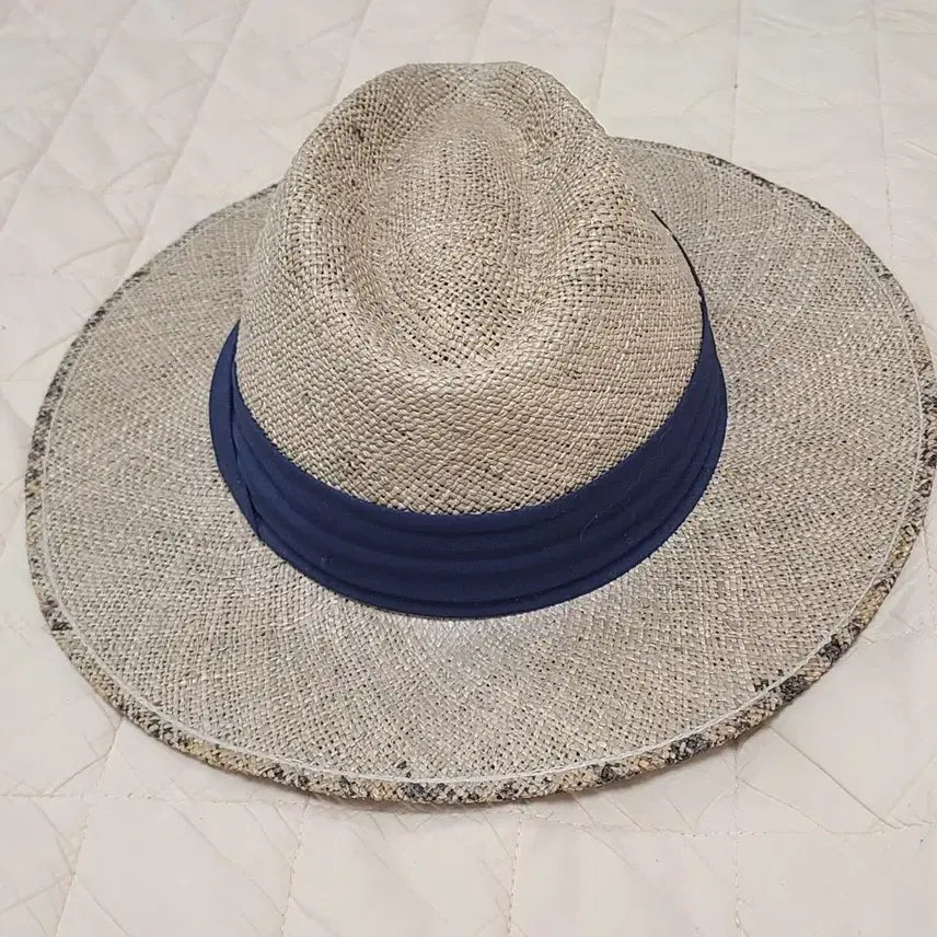 [BUNJANG] Straw Fedora Hat / 골프 밀짚 중절모 스타일 모자  페도라
