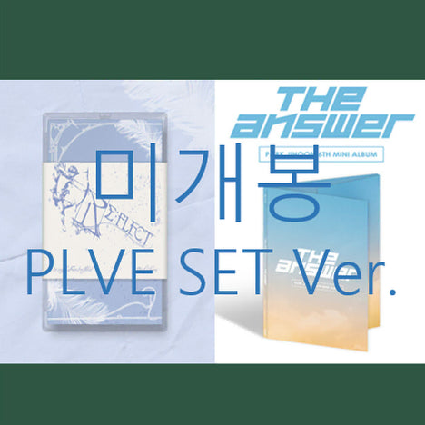 [BUNJANG] Park Ji Hoon RE:FLECT + The Answer SET (Unsealed) / [미개봉] 박지훈 - RE:FLECT+The Answer [SET]