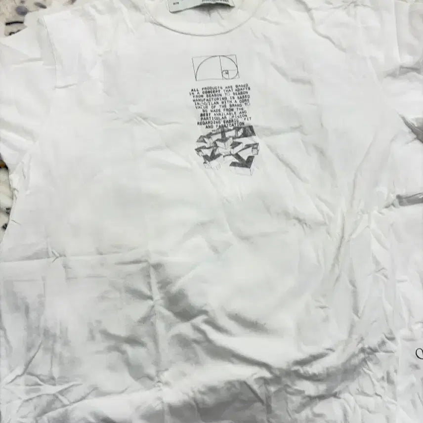 [SOLD OUT] 정품 오프화이트 드리핑 애로우 반팔 화이트