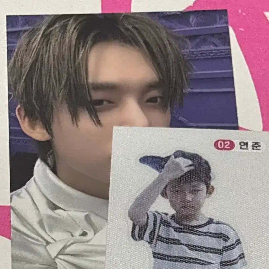 [BUNJANG] TXT Yeonjun Studio Photocard + Sticker Set / 투바투 가시잠바 공방 포카 + 띠부실 연준