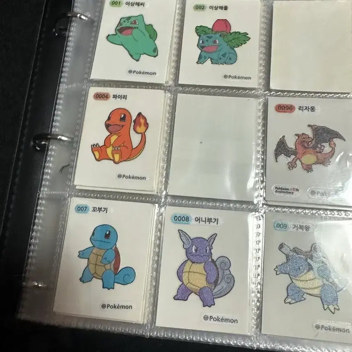 [BUNJANG] Pokemon Stickers (1st Gen) - 103 pcs (Mew, Mewtwo included) / 포켓몬 띠부씰 1세대 103개(뮤,뮤츠 포함)