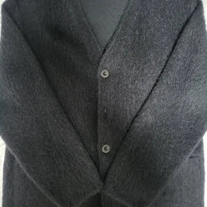 [BUNJANG] Our Legacy Black Mohair Cardigan 48 / 아워레가시 블랙 모헤어 가디건 48