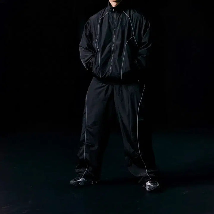 [BUNJANG] THERANK Nylon Shell Track Set-up Black 26ss / [ 3 ] 더랭크(THERANK) 나일론 쉘 트랙 셋업_블랙 26ss