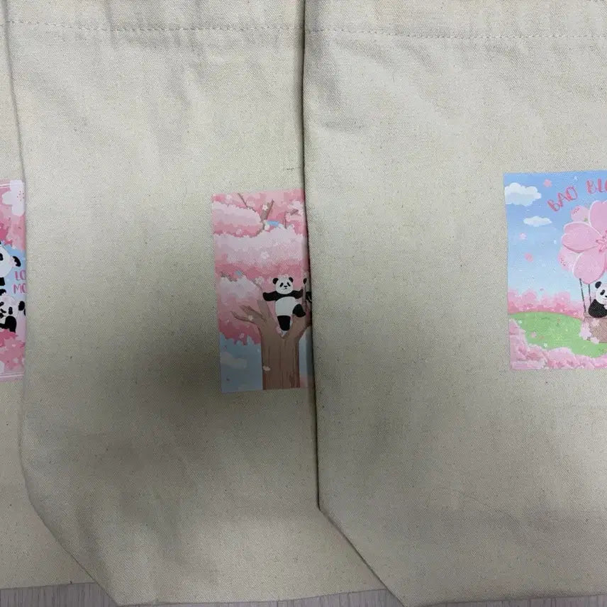 [BUNJANG] Bao Family Blossom Eco Bag Set / 바오패밀리 블라썸에코백 3종