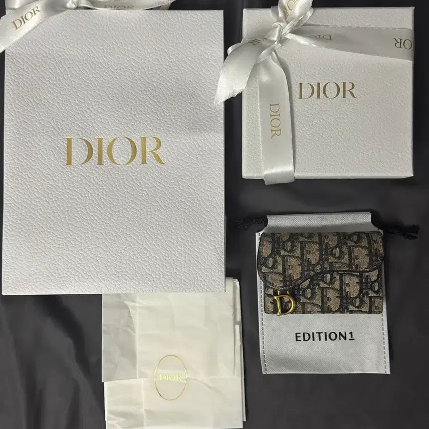 [BUNJANG] Authentic Dior Saddle Oblique Wallet / [정품]무료 당일발송 풀구성 디올 새들 오블리크 반지갑