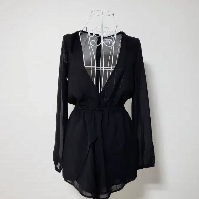 [BUNJANG] Tiger Mist Black Jumpsuit Romper / Tiger Mist 블랙 점프수트 롬퍼 원피스
