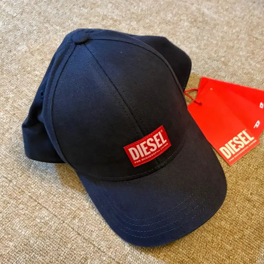 [BUNJANG] Diesel Kori Jacques Wash Ball Cap Blue / 새제품) 디젤 코리 자크 워시 볼캡 블루