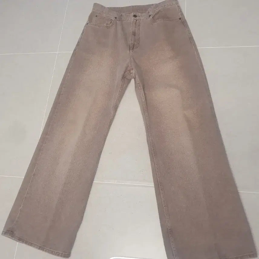 [BUNJANG] Bellier True Wide Vintage Beige M Size Jeans / 벨리에 트루와이드 빈티지 베이지 M사이즈