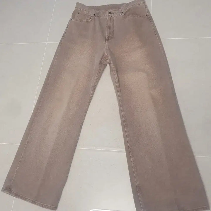 [BUNJANG] Bellier True Wide Vintage Beige M Size Jeans / 벨리에 트루와이드 빈티지 베이지 M사이즈