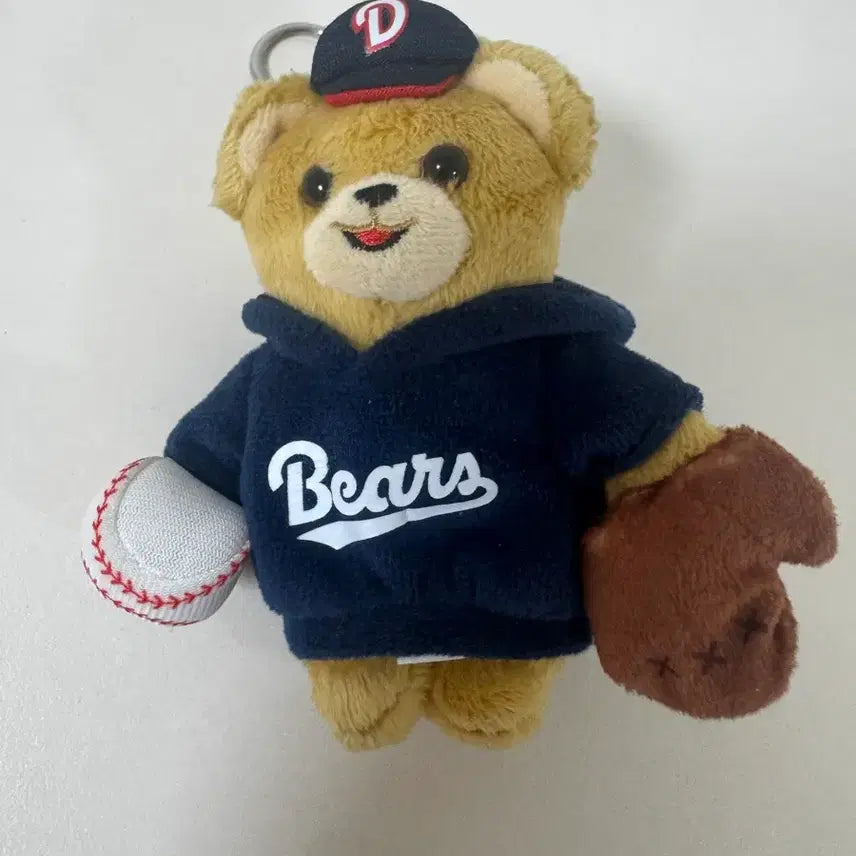 [BUNJANG] Doosan Bears Snuggle Doll Keychain / 두산 스너글 인형 키링
