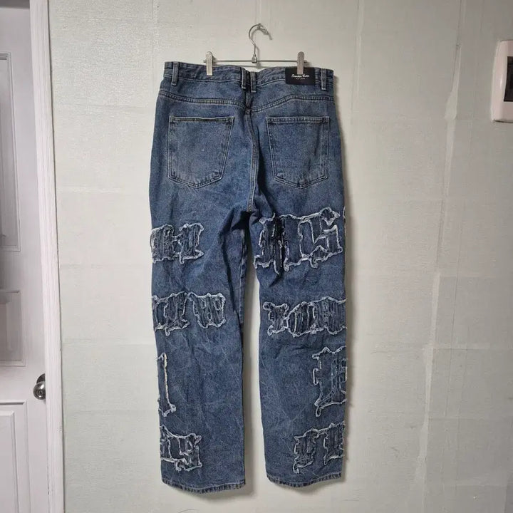 [BUNJANG] Smokraise New York Wide Denim Jeans Size 34/32 / 스모크라이즈 뉴욕 와이드 청바지 34/32