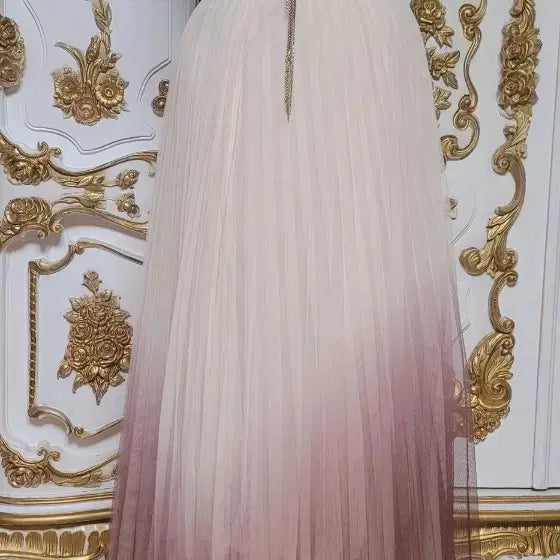 [BUNJANG] Two-Tone Pink Tulle Skirt / 투톤 핑크 튤 스커트