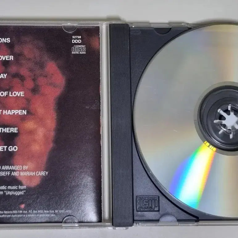 [BUNJANG] The CLASSIC 3rd Album Unsealed Cassette Tape / 머라이어 캐리 MTV 언플러그드 (개봉 CD)