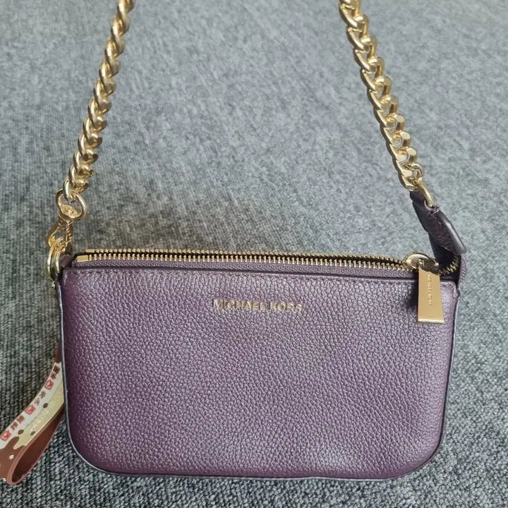 [BUNJANG] Michael Kors Chain Mini Crossbody Bag Purple / 마이클코어스 체인 미니 크로스백 퍼플