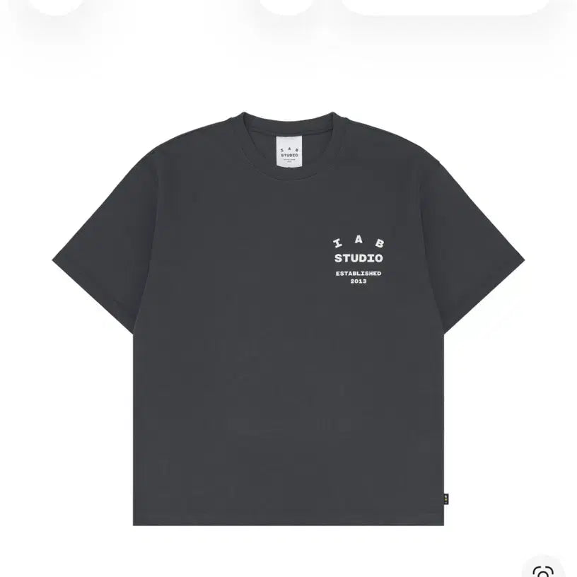 [BUNJANG] IAPP Studio T-Shirt Charcoal L/XL / 아이앱스튜디오 반팔 티셔츠 차콜 L/XL 새상품