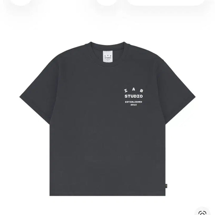 [BUNJANG] IAPP Studio T-Shirt Charcoal L/XL / 아이앱스튜디오 반팔 티셔츠 차콜 L/XL 새상품