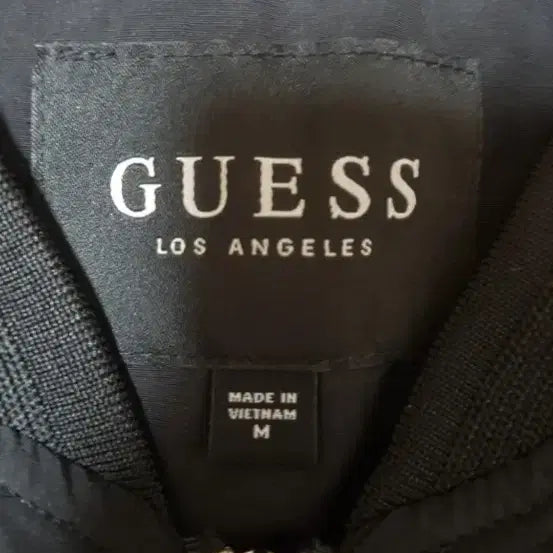 [BUNJANG] Guess Waterproof Windproof Functional Bomber Jacket Black 95 / (정품새옷수준) 게스 방수 방풍 기능성 항공 점퍼 자켓, 95, 블랙